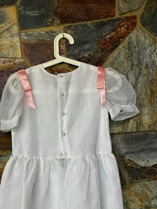 Vestido Comunión/Eventos Blanco T.12
