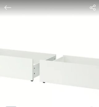 Cama individual blanca