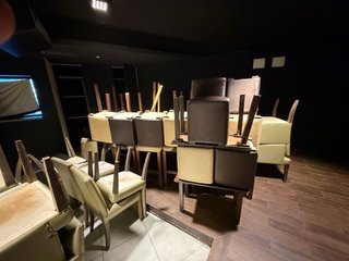 Sillones de hostelería azul