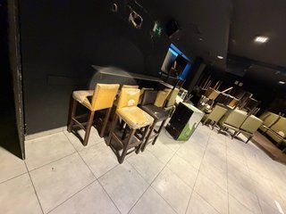 Sillones de hostelería azul