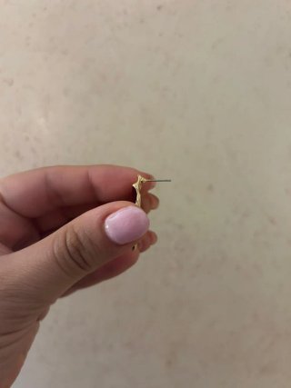 Orecchini vintage donna neri e oro
