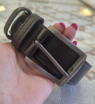 Cinturón de cuero genuino para hombre