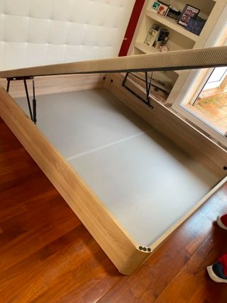 Canapé abatible con colchónes viscoelastica