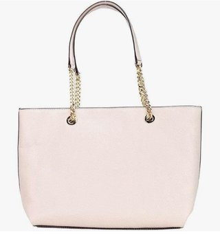 Bolso Michael Kors Piel Rosa Cadena Dorada