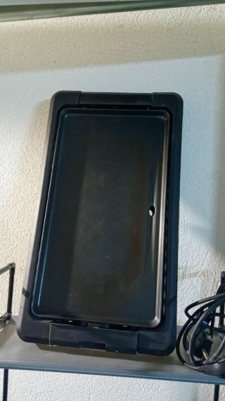 Plancha Eléctrica Cocina Negra