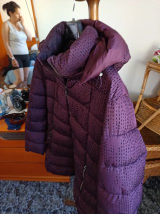 Anorak mujer morado