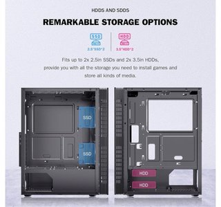 Caja de PC Escaming F10 A600