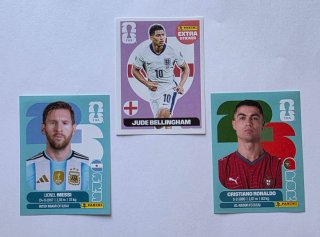 Extra Sticker + Messi + Cristiano Mundial 2026