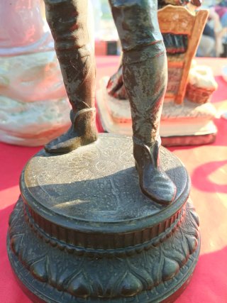 Pareja Figuras Calamina Soldados Romanos