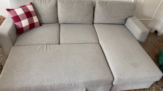 Sofá Cama Chaise Longue Gris