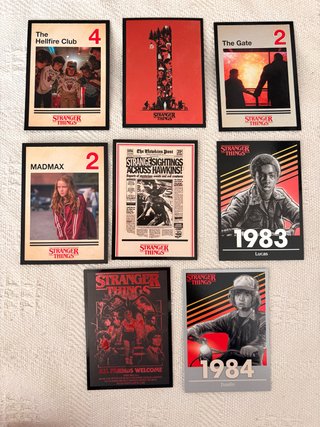 Cartas Stranger Things. Preguntar precio
