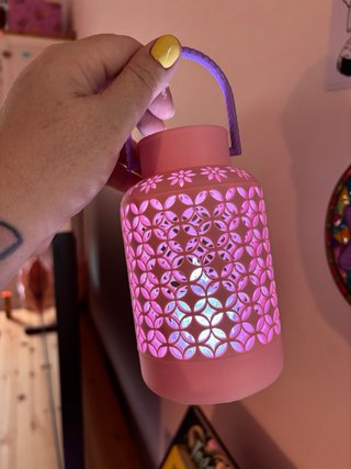 Lanterna fatata rosa hand made