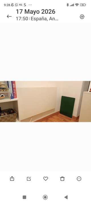 Mesa Escritorio Plegable Blanca