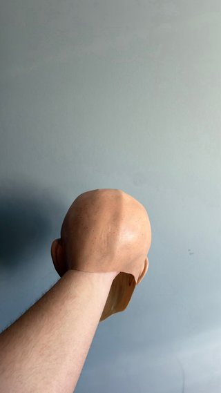 Máscara realista de anciano