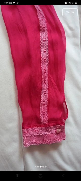 Conjunto ceremonia rosa y fucsia