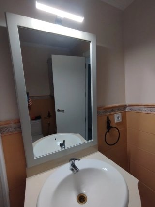 Espejo Baño Madera beige Necesita pintado