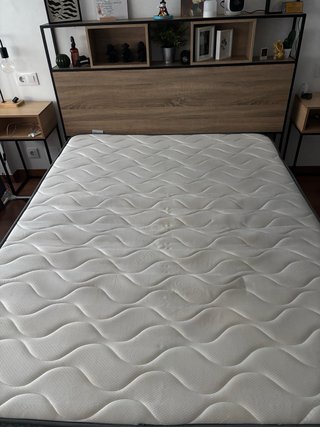 Estructura cama mas colchón