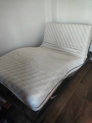 Pack Pardo Colchón látex + somier eléctrico