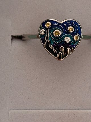 Anello Cuore Argento 925 Van Gogh