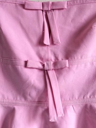 Top Zara rosa volantes lazo Talla M