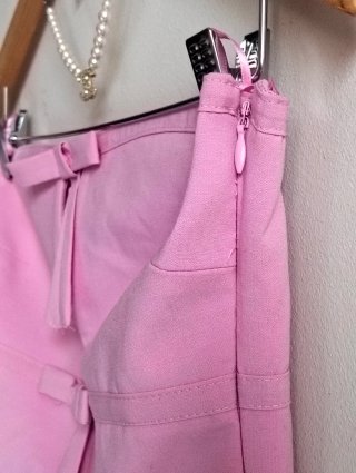 Top Zara rosa volantes lazo Talla M