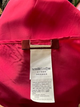 Max Mara Abito Sottoveste Fucsia IT 44 DE 40 FR 42