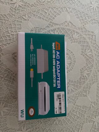 Adaptador corriente wii u nuevo a estrenar