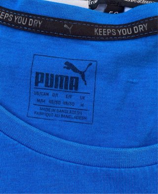 Camiseta Puma Azul