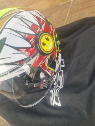 Casco Moto Junior LS2 Amarillo
