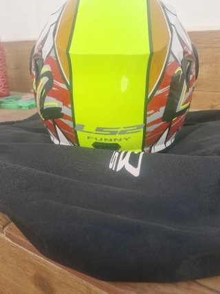 Casco Moto Junior LS2 Amarillo