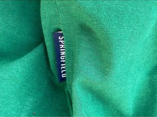 Camiseta Springfield verde con estampado árbol