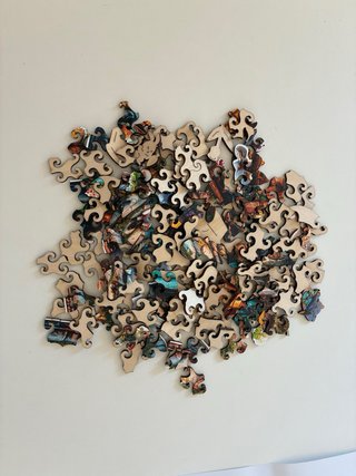 Puzzle de madera casa tetera