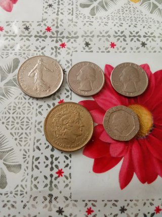 Lote monedas antiguas de colección