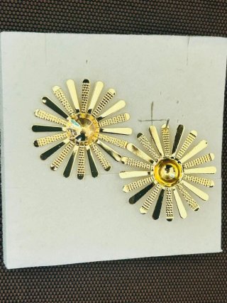 Orecchini vintage donna oro