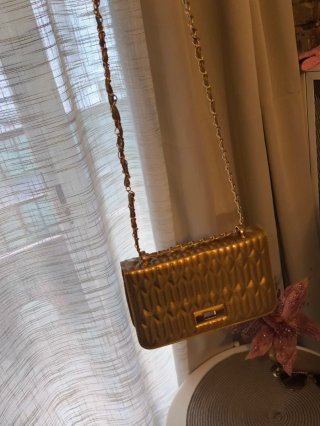 Bolso de fiesta dorado