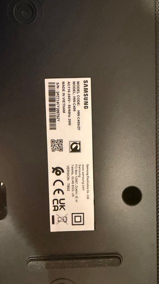 Barra de Sonido Samsung Negra