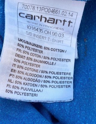 Camiseta Carhartt Azul y Gris