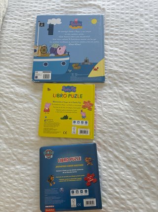 La Isla Pirata y cuento puzzle de pepa y patrulla