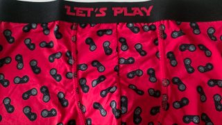 Boxer Rojo Estampado Mandos Videojuegos. Nuevo