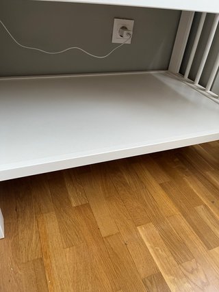 Cambiador Bebé Ikea GULLIVER Blanco+colchoneta