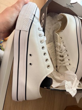 Converse Piel Plataforma Talla 43