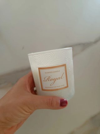 Candela profumata Royal in vetro