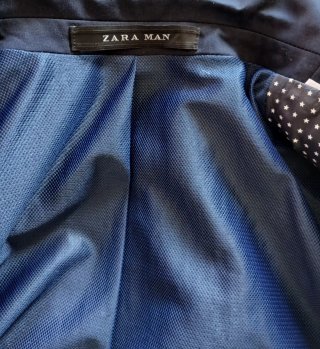 Traje Zara Azul Marino Completo