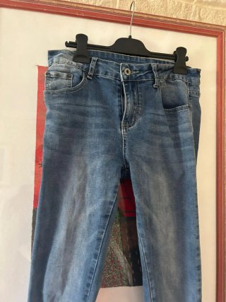Jeans donna blu