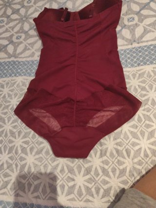 Body Moldeador Burdeos Mujer Nuevo