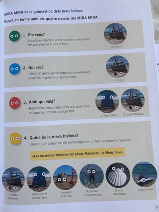 Comprensió lectora, 5è Primària mètode Mira mir...