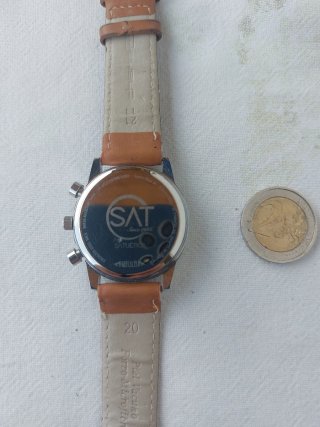 Reloj Sat Cronógrafo Marrón/Plateado