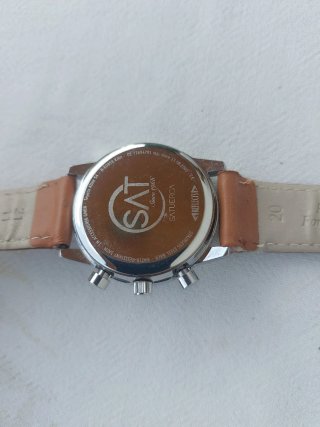 Reloj Sat Cronógrafo Marrón/Plateado