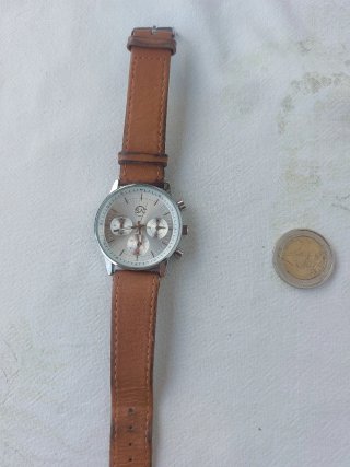 Reloj Sat Cronógrafo Marrón/Plateado