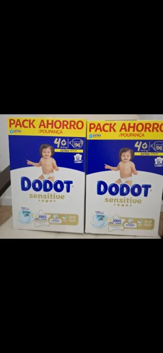 Fraldas Dodot Sensitive Pack Poupança 4+